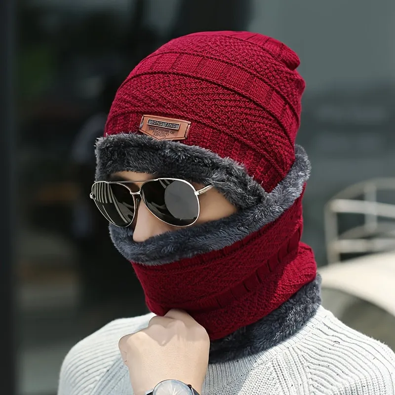 3pcs Winter Accessory Set - Ultra-Soft, Knitted, Warm Beanie Hat, Scarf, and Gloves for Men and Women - Perfect Unisex Gift Idea for Friends and Family