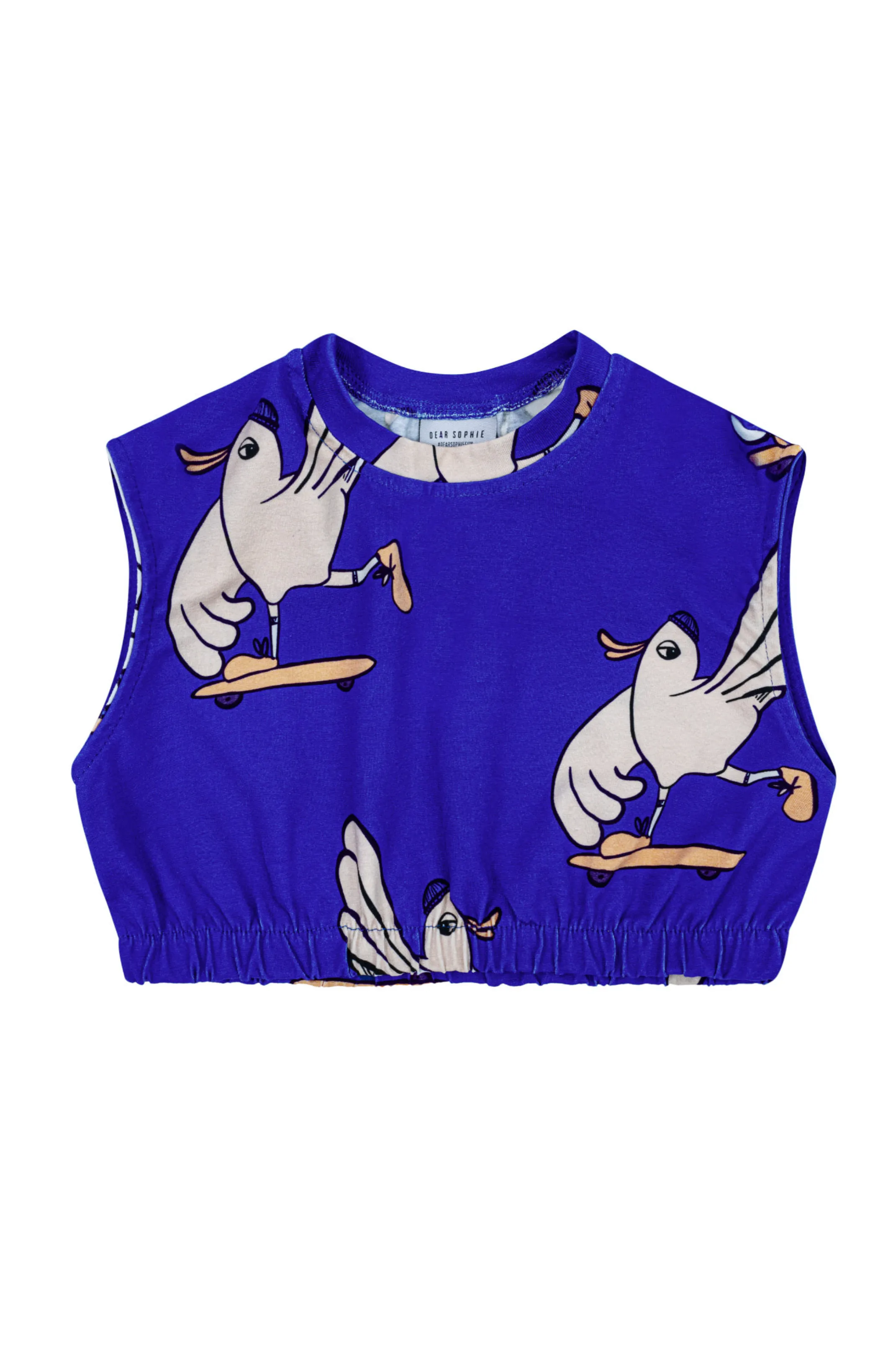 Hi Bird Crop Top - Navy