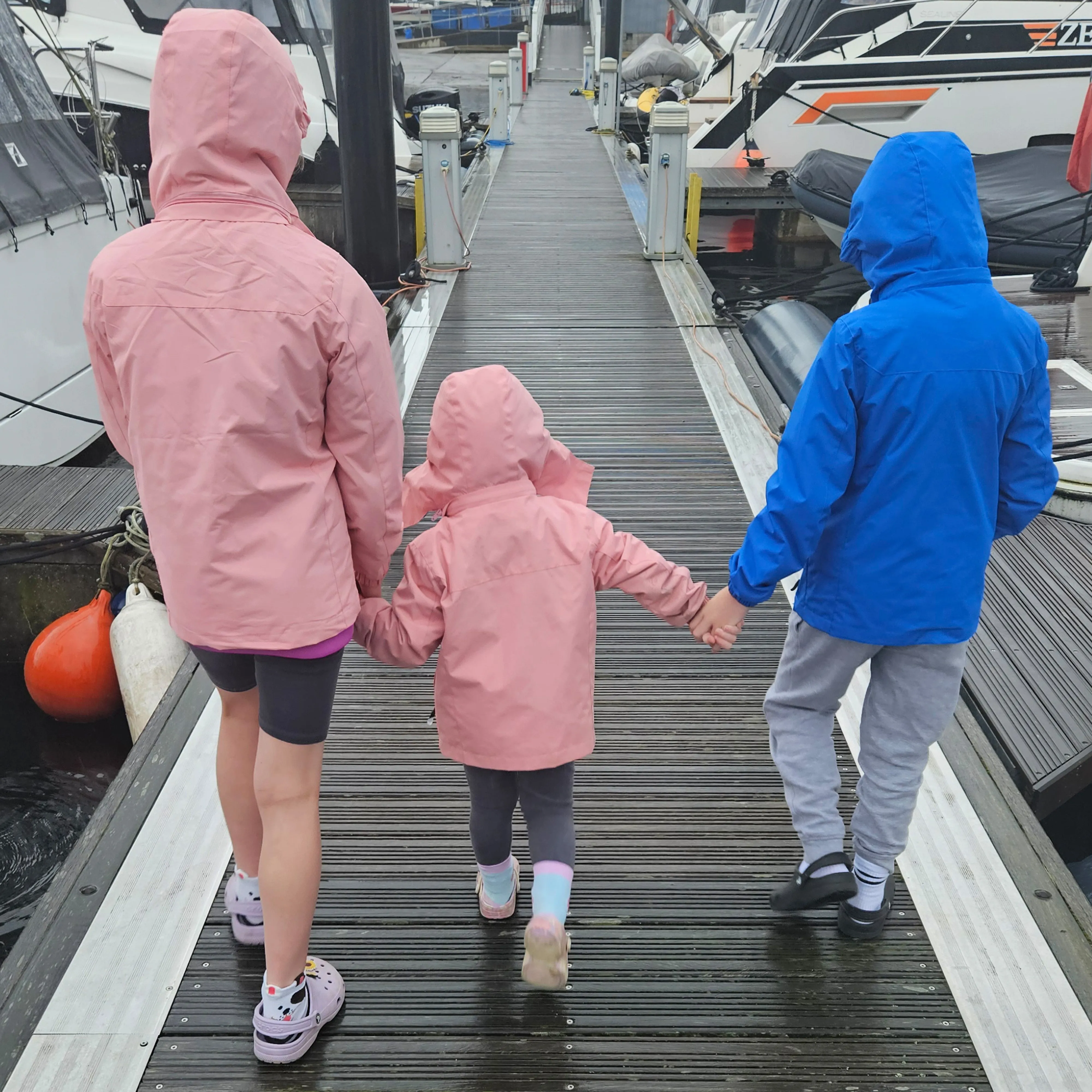 Kids Waterproof Rain Jacket - Navy