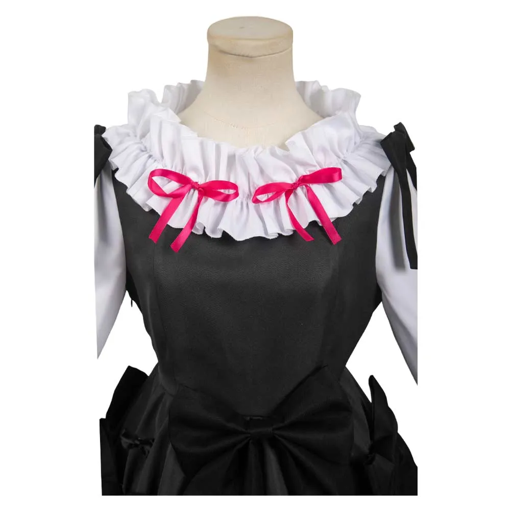 Mahou Shoujo Madoka★Magica Madoka Kaname Black Bow Set Cosplay Costume Outfits Halloween Carnival Suit
