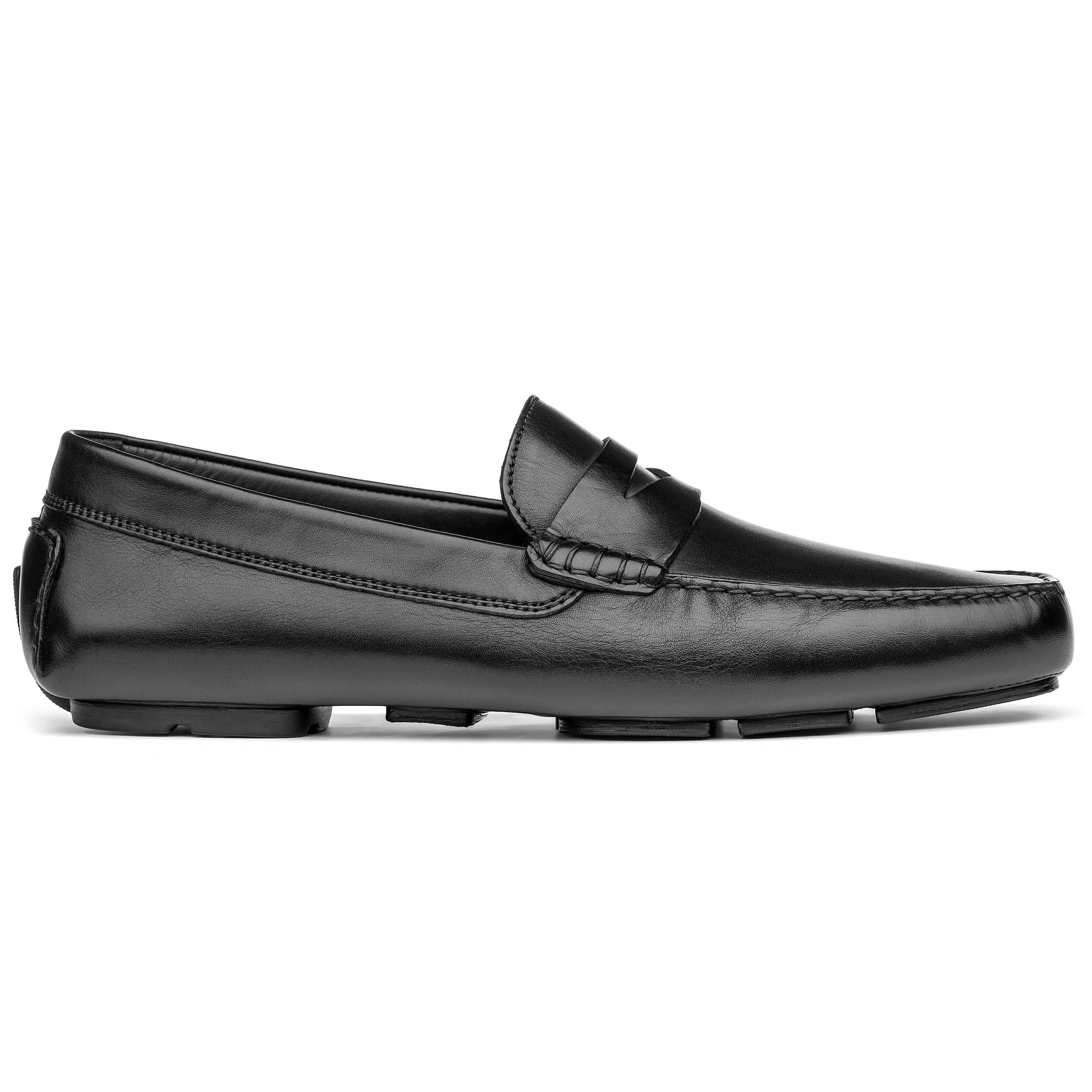 Palo Alto Black Driving Shoe