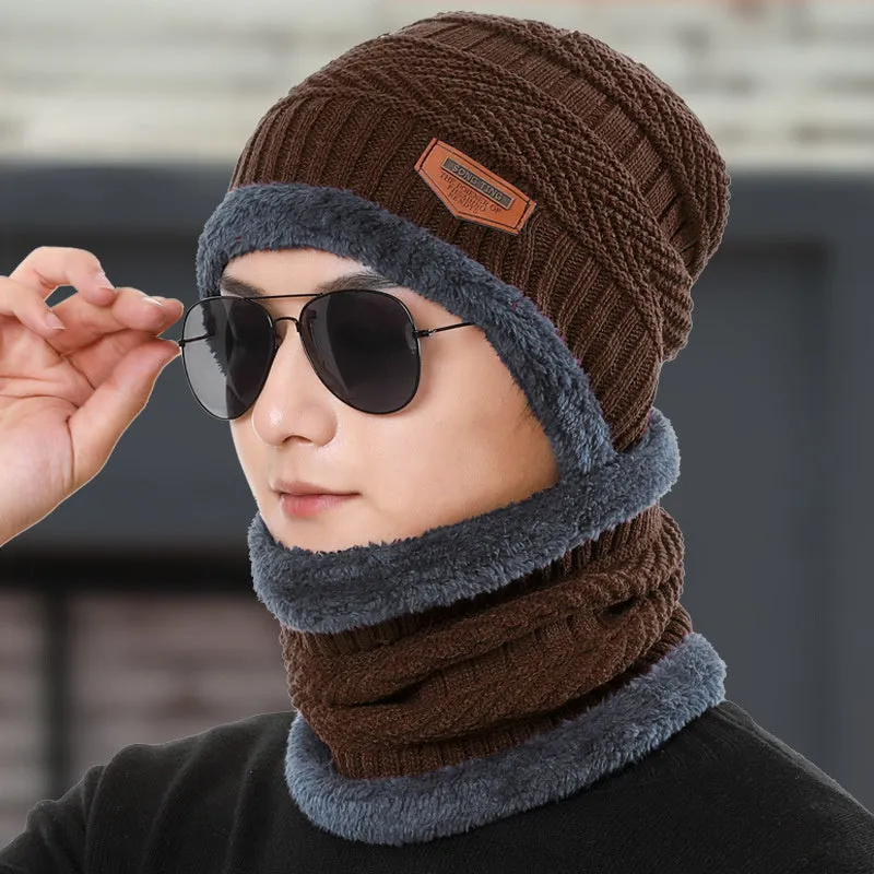 Ultimate Winter Warmth: Superhero-Themed Beanie & Scarf Set - Breathable, Stretch-Fit, Knit Ear Protector for Outdoor Fun