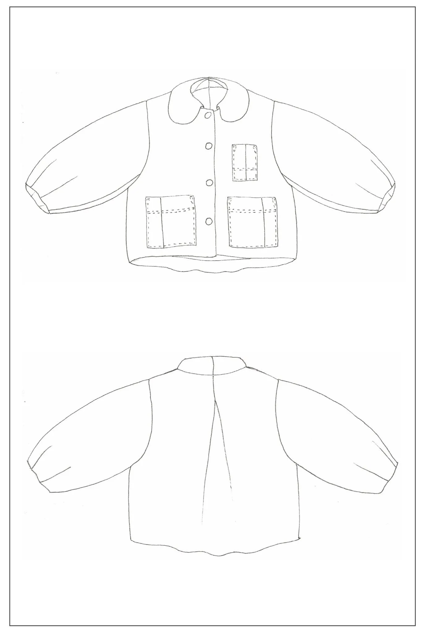 ZW Bell Jacket - Birgitta Helmersson - PDF Pattern