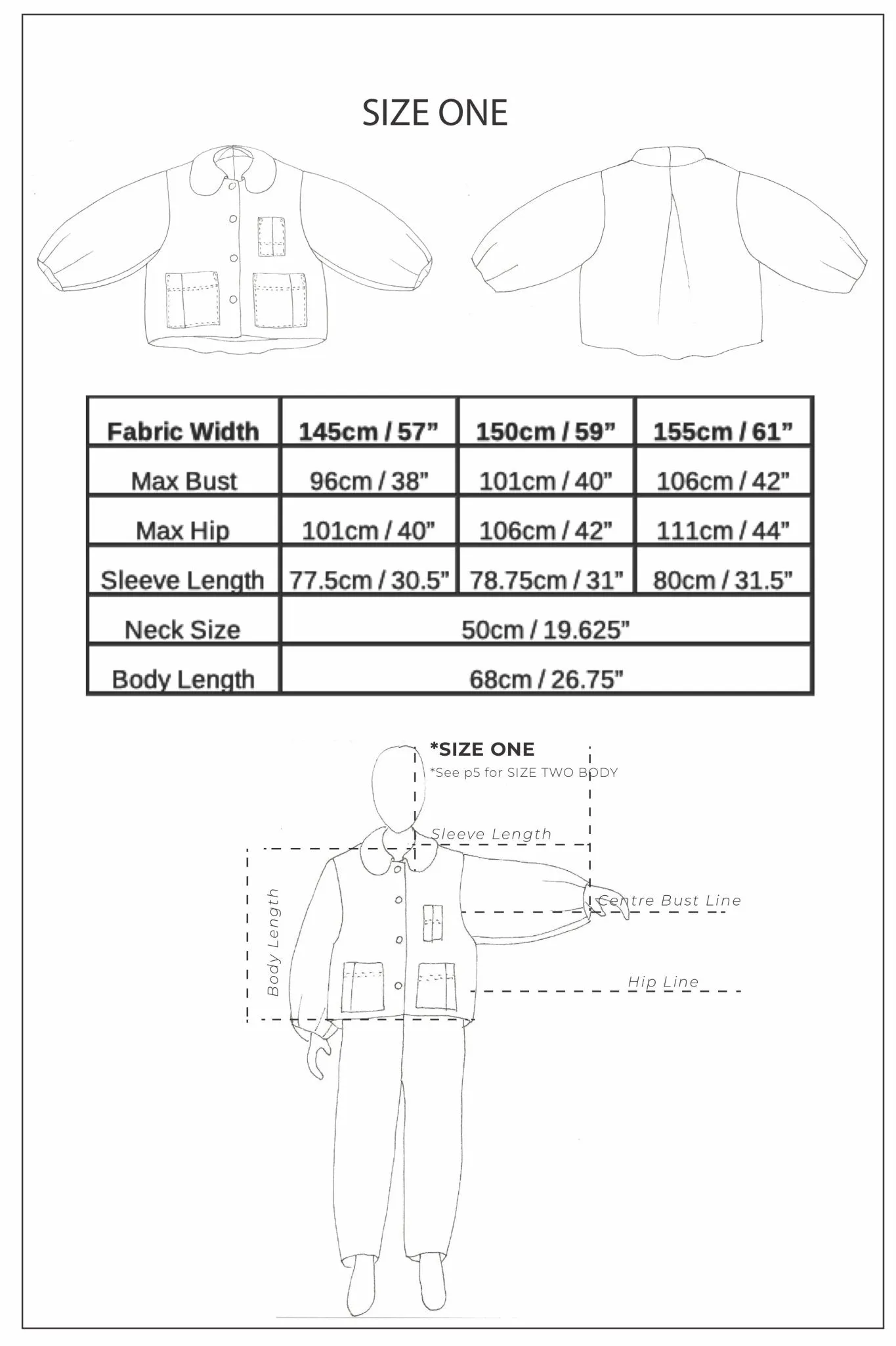 ZW Bell Jacket - Birgitta Helmersson - PDF Pattern